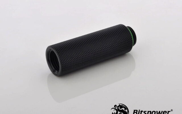 40mm  Spacer Adapter Male/Female  - Matt Black