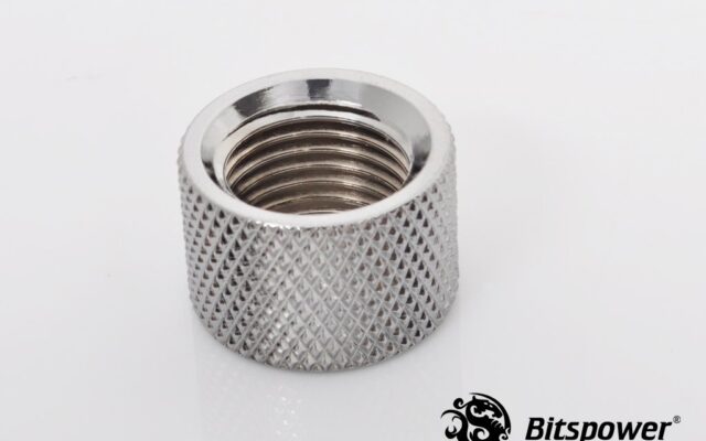 8mm Spacer Extender Adapter  - G1/4 Female/Female - Silver