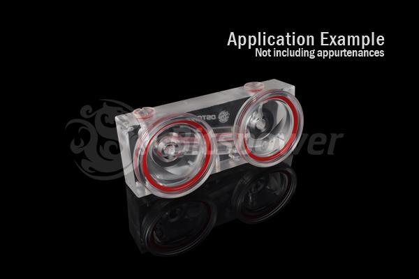 O-Ring Kit For Bitspower Dual D5 MOD TOP (Deep Red)