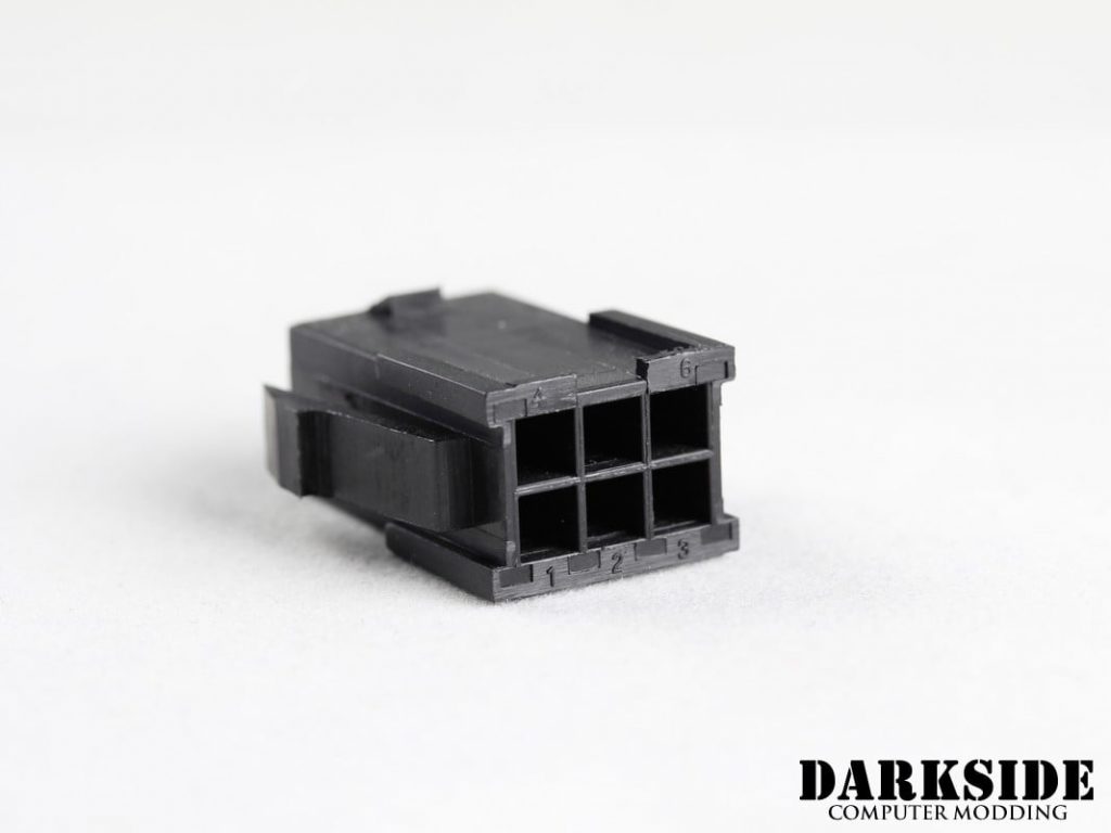 6-pin Male PCI-E  Connector - Black