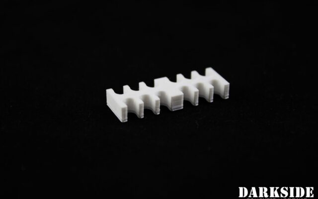 12-pin Cable Management Holder Comb - White