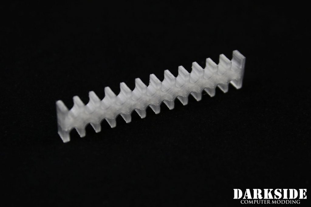 24-pin Cable Management Holder Comb - Frosted