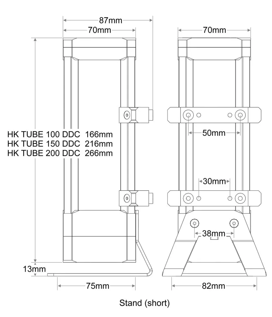 HEATKILLER Tube 200 DDC – Multi-Port Glass Reservoir with DDC Pump